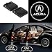 bearfire 2 Pcs Wireless Car Door Led Welcome Laser Projector Logo Light Ghost Shadow Light Lamp Logos (Acura)
