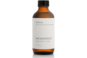 AromaTech Santal Premium Aroma Oil – Inviting & Versatile Home Fragrance with Notes of Sandalwood, Leathery Papyrus & Cardamo