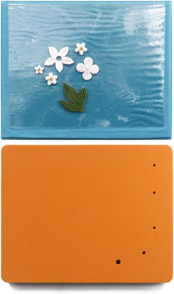 kowanii Gum Paste Storage Board, Fondant Foam Pad Sponge Mat for Sugarcraft Flower Modelling Tools Accessory, Fondant Shaping Foam Pad, 2 Pack