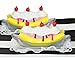Sophia's 18 Inch American Doll Accessories Pretend Play Food Set of Banana Split 7 Pc. of 2 Spoons, 2 Lace Napkins, 2 Doll Ice Cream Banana Splits & Table Runner, for American Girl Doll & More