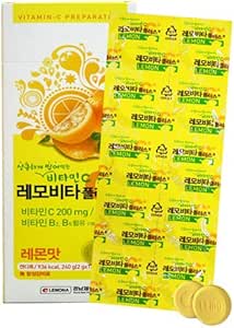 Amazon.com: LemoVita C Plus Chewable Tablet Lemon Flavor #120(1 Box