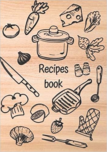 Recipes Book Recipe Binder Elegant Recipe Holder To Write In Recipe Cards Chic Food Graphics Design Document All Your Recipe Box And Notes For Recipe Keeper 100 Pages 7 X 10 V