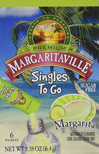 Margaritaville Margarita Singles to Go 6 Packets X 4 Boxes =24 Packets