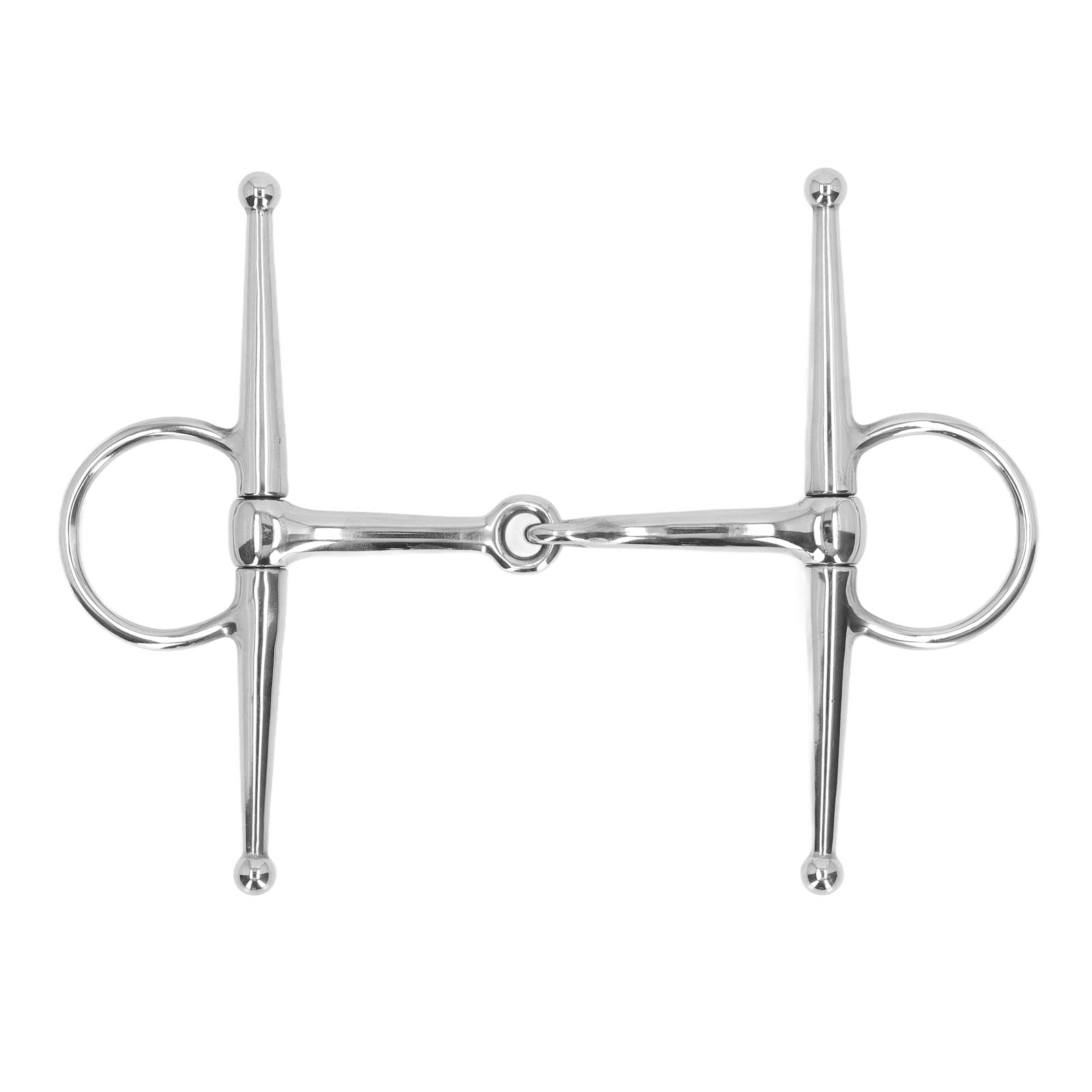 125mm Horse Snaffle Bit Horse Mouth Bit Full Cheek Snaffle Bit Stainless Steel Ring Farm Jointed Bit Horse Bit Tack Snaffle Bit Horse Gag Thickeness Bit