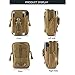 LingAo Tactical Molle Pouch EDC Utility Gadget Belt Waist Bag, Camping Hiking Outdoor Gear Cell Phone Holster Holder for iPhone 6/6S