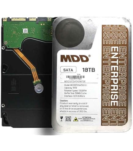 Amazon.com: MDD MAXDIGITALDATA 18TB 7200 RPM 256MB Cache SATA 6.0