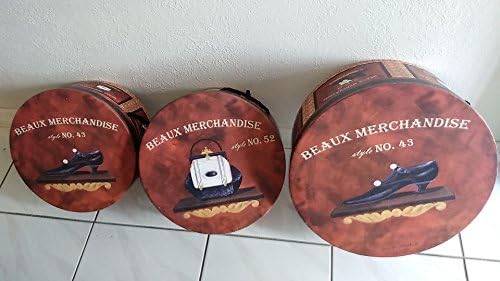 french style hat boxes