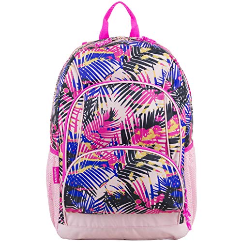 tropical print backpack