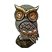 Owl Statue Home Decor Colorful Collectible Figurine Statue Good Luck (6.5 Inches)