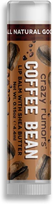 Crazy Rumors Coffee Lip Balm Stick Natural Vegan Soothing Dry Lips 4g