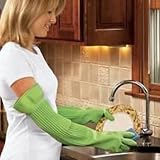 Arms Length Rubber/Latex All Purpose Cleaning Glove (Pair 22.8"Length)