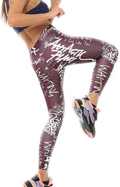 printed leggings with pockets