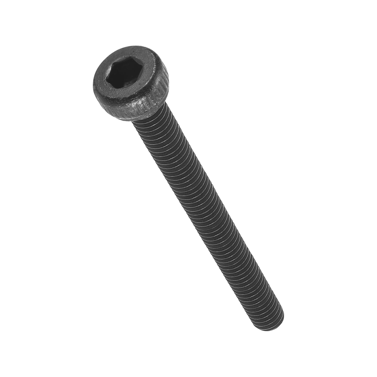 METALLIXITY Socket Head Cap Screws(M2-0.4x25mm)50Pcs, Carbon Steel Allen Socket Drive DIN912/ISO4762 Metric Oxide - Machine Grade 12.9 Internal Hex Screw UNC Coarse, Black