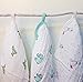 MAKI'S CONNECTING HEARTS Baby Muslin Swaddle Blankets 3 + 3 Pk Large100% Cotton Newborn Receiving Blanket