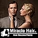 Miracle Hair PREMIUM All Natural Hair Building Fibers for Instantly Thicker Looking Hair! (25g) 75-Day Supply: DARK BROWN