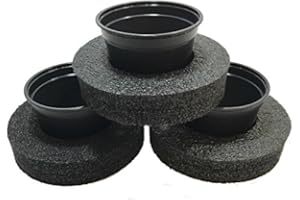 ONAMICIT Floating Island Pond Planters | 9" Diameter Value 3 Pack | For Displaying Plants in a Backyard Pond or Water Garden | Koi Proof Floating Buoyant Aquatic Pots