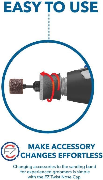Dremel PawControl Dog Nail Grinder and Trimmer- Safe & Humane Pet Grooming Tool Kit- Cordless & Rechargeable Claw Grooming Kit for Dogs, Cats, and Small Animals 7760-PGK: Home Improvement