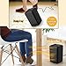 KEYNICE Electric Table Heater 950/450W Warming 5-inch Portable Ceramic Personal Space Heater with Over Heat Protection, Tip over Protection Mini Heater for Home Office Indoor Use - Black