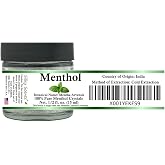 15 ML (0.5 FL OZ) Premium Menthol Crystals 100% Pure Organic and Natural in Glass Jar