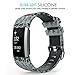 MoKo Fitbit Charge 2 Band, Soft Silicone Adjustable Replacement Strap Band for 2016 Fitbit Charge 2 HR Heart Rate + Fitness Wristband, Wrist Length 5.70
