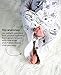 Goumikids Goumijamms Organic Smart Baby Gown, With No Scratch Mitts and Foot Pockets With Easy Diaper Change,Cream,0-3 Months