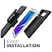 Encased Case with Belt Clip for Samsung Galaxy Note 5 Combo Case w/ClikLock Holster - Black (Samsung Galaxy Note 5)