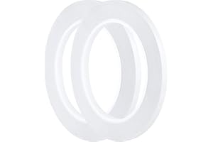 ASTARON 2 Rolls Double Sided Tape for Art Crafts DIY Projects, Office Supplies,6mm x 25 Meters