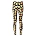 Susi&Rita Womens 3D Digital Print Active Stretch Leggings Yoga Tights With Designs (one size, Black Emoji)