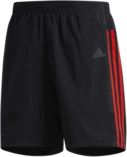 red adidas shorts
