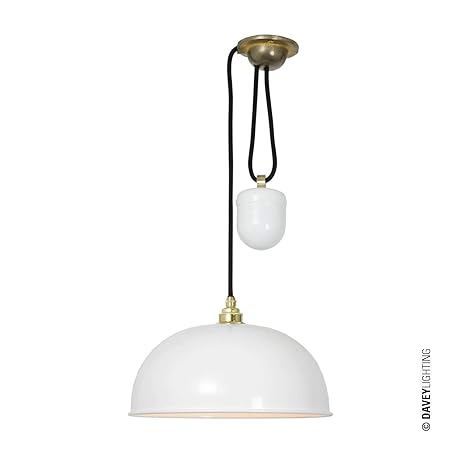 Davey Lighting Dome Rise Fall Pendant Light Amazon Co Uk Lighting