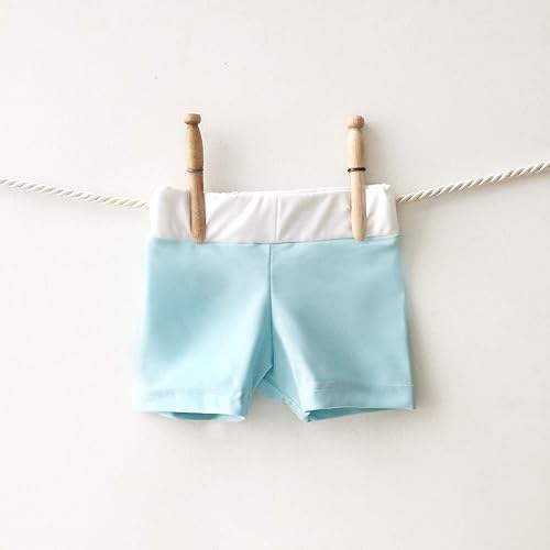 baby blue swim shorts
