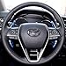 Aluminum Steering Wheel Paddle Shifter Extensions Covers For 2018 2019 2020 Toyota Camry (Blue Matte Finish)