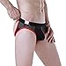 Athlete’s Jockstrap Supporter Mesh Stretch Thong Briefs 2-Pack Size M