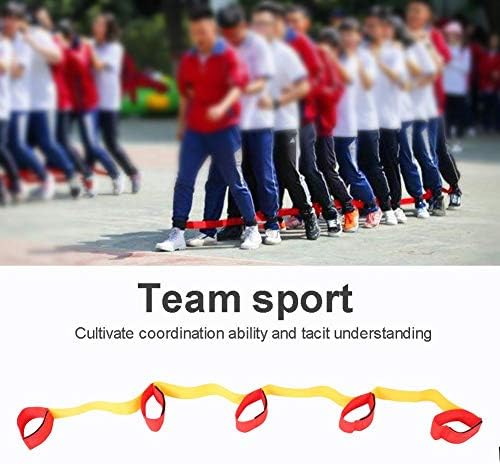 １ペア チームゲームレースバンド チームゲームバンド 多脚 プレーやすい 取り外し簡単 チームワーク向上 学生 子供 大人 学校 パーティー用