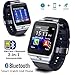 Indigi® Universal Smart Watch & Phone Bluetooth iPhone Android GSM Unlocked AT&T T-mobile Straight Talk (Silver)