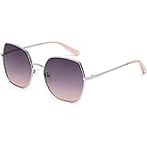 Exclusive Viva Women's Sunglasses, Shiny Light Nickeltin/Gradient Smoke