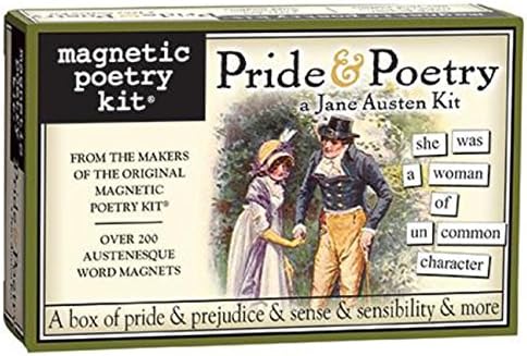 Pride and Poetry: A Jane Austen Kit- Fridge Magnet Set - Fridge Poetry