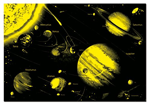 Educa Solar System 14461 Neon Series Jigsaw Puzzle (1000 Piece), One Color
