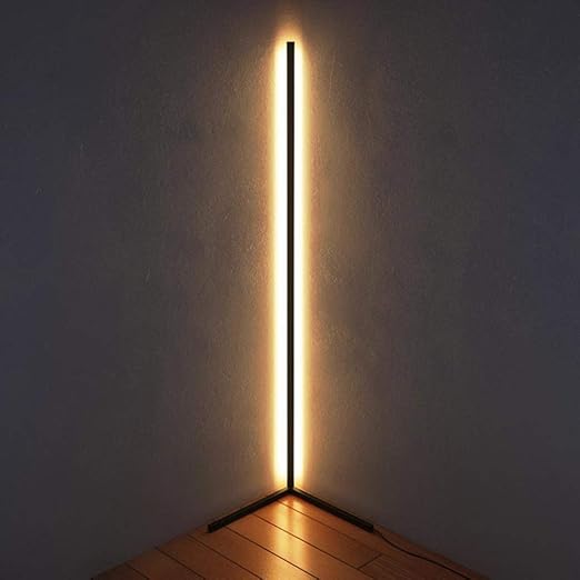 Yunjie Nordic LED Corner Floor Lamp Minimalism colour changing Standing
