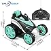PALA PERRA Rc Cars, 360 Degree Flips Stunt Car, Flexible Remote Control Car, 1:24 Scale Rc Stunt Car Ideal Gifts for Boys & Girls Birthday & Christmas, Lake Blue