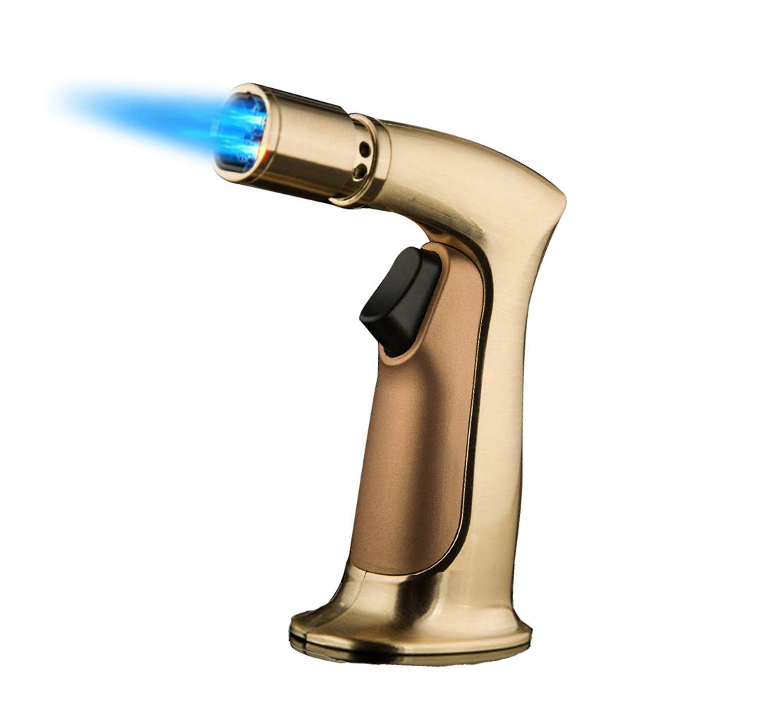 Galleon Cooking Torch Kitchen Blow Torch Butane Refillable Quadruple