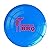 Born To BBQ Plastic Flying Dics Disc RoyalBlue