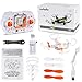 zuhafa Mini Drone with Camera, Portable RC Drone WiFi FPV 720P Camera Live Video for Beginners & Kids - Pocket Quadcopter with Altitude Hold and Headless Mode, Good Gifts