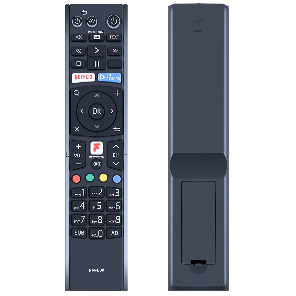 GOUYESHO RM-L08 Remote Control Replacement for HUMAX TV Recorder Freeview TV Box Compatible with FVP-4000T FVP4000T FVP-5000T FVP5000T RM L08 RML08