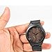 Bamboo Wooden Quartz Watch for Men Retro Leather Fashion Watches Cowhide Band Casual Creative Gifts