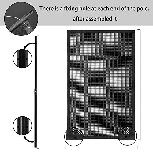 Magic Gate (Screws Fixing), Baby Safety Fence, Pet Safety Enclosure, Portable Folding Safe Guard - Thumbnail 2