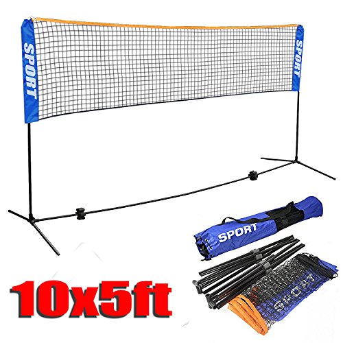 Buy Yaheetech 10x5 ft Professional Badminton Net with Adjustable Poles
