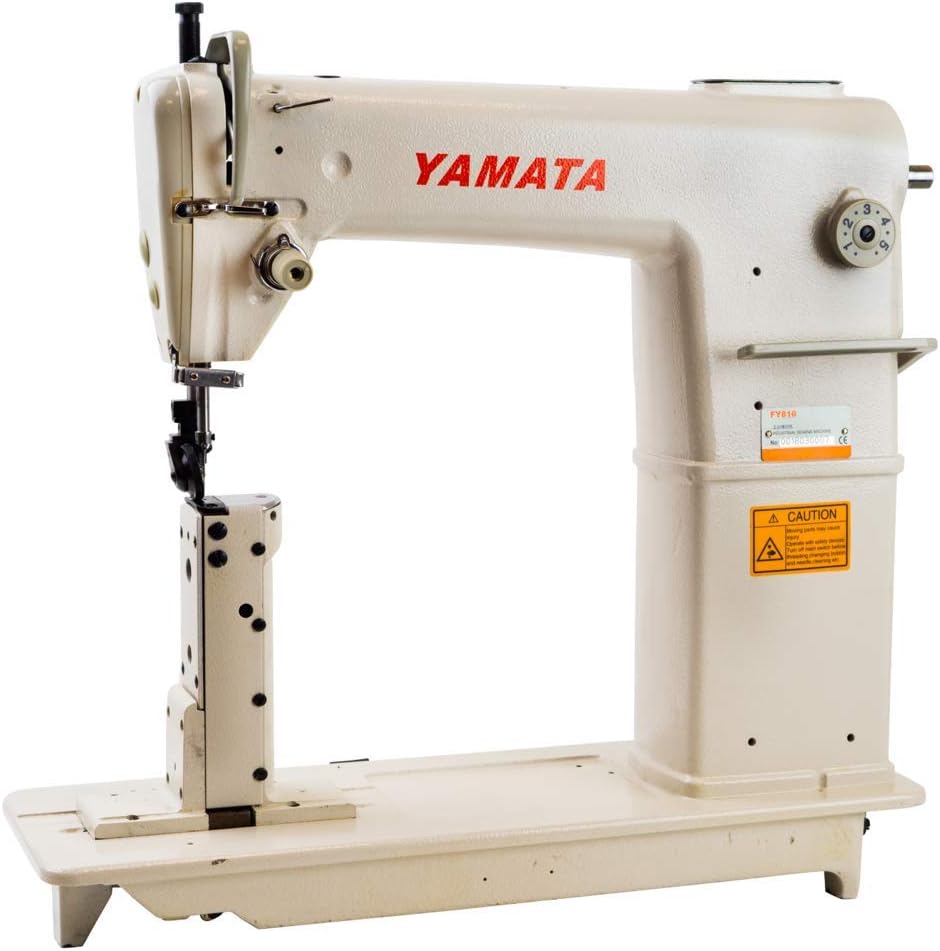 Yamata GC/FY810 Sewing Lockstitch,Reverse,Post Bed,Roller Feed Table