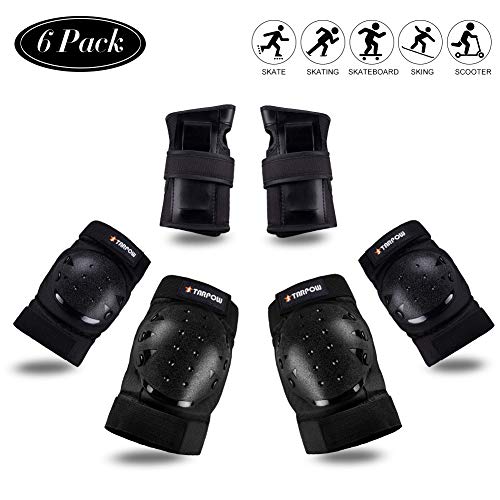 STARPOW Knee Pads for Kids/Adult Elbows Pads Wrist Guards 3 in 1