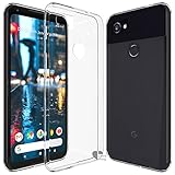Google Pixel 2 XL Case,Love Ying [Crystal Clear] Ultra[Slim Thin][Anti-Scratches] Flexible TPU Gel Rubber Soft Skin Silicone Protective Case Cover for Google Pxel 2 XL-Clear